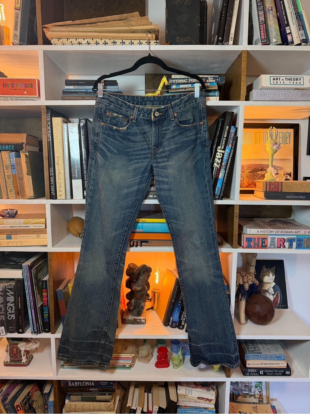 Levi's Blue Denim Jeans with Contrast Stitching